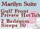 Marilyn Suite the Two Bedroom Suite at Granger House provides direct access to the Gulf of Mexico Beach